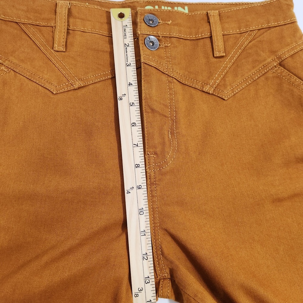 Cruel Denim Quinn Jeans Womens Sz 32 13R Gold High Rise Tapered Western Stretch - Picture 7 of 10